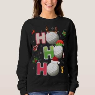 Ho Ho Ho Golf Boll jultomten Elf Reindeer Me T Shirt