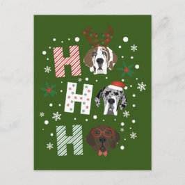 Ho Ho Ho Grand Dan Merry Christmas Vykort