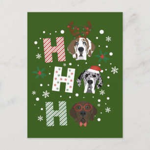 Ho Ho Ho Grand Dan Merry Christmas Vykort
