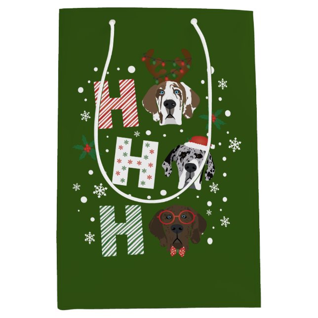 Ho Ho Ho Great dane God jul (Framsidan)