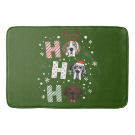 Ho Ho Ho Great dane God jul Badrumsmatta