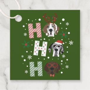 Ho Ho Ho Great dane God jul Gåvor Etiketter