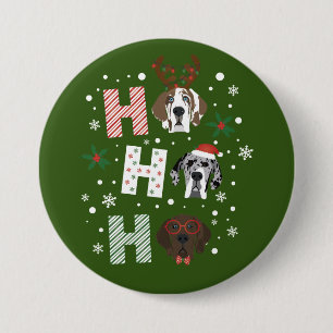 Ho Ho Ho Great dane God jul Knapp