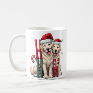 Ho Ho Ho Great Pyrenees Hundälskare Jul Santa Kaffemugg