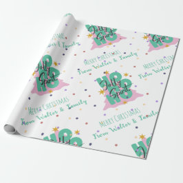 Ho Ho Ho Grön företags julpresent Presentpapper