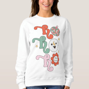 Ho Ho Ho Groovy Disco Retro jul T Shirt