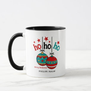 Ho Ho Ho Hanging jul Ornaments Festive Mugg