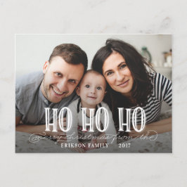 HO HO HO HELG VYKORT