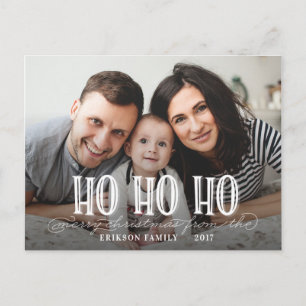 HO HO HO HELG VYKORT
