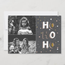 Ho Ho Ho Helgdag Card