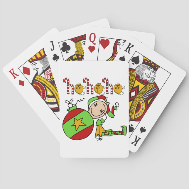 Ho Ho Ho Helgdag Elf Kortlek (Baksidan)