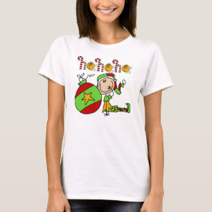 Ho Ho Ho Helgdag Elf Tee Shirt