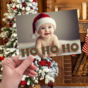 Ho Ho Ho Helgdag Kort