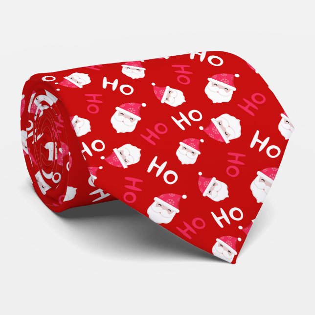 Ho Ho Ho Ho Cute Santa Head Mönster Slips (Rullad)