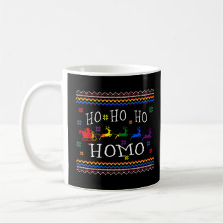 Ho Ho Ho Homo Santa LGBT Gay Ugly jul Kaffemugg
