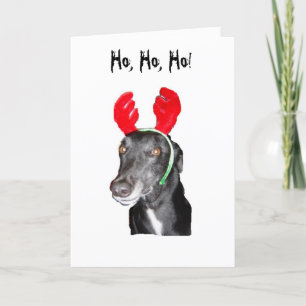 Ho Ho Ho! Horn på kronhjort Helgkort