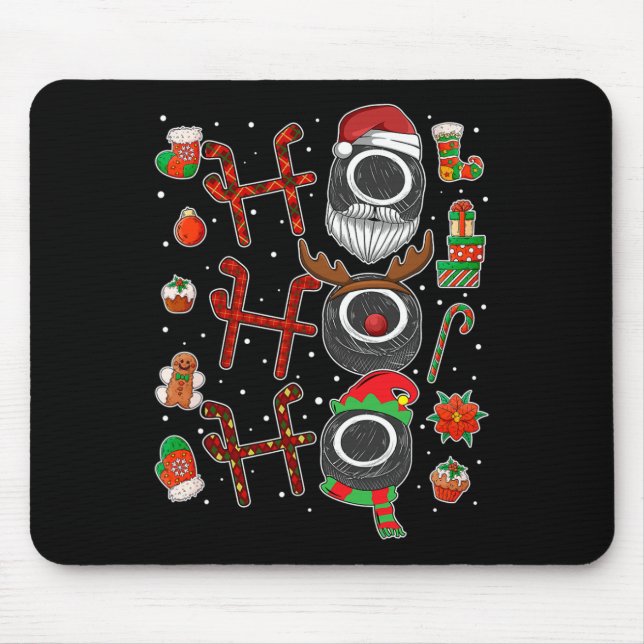 Ho Ho Ho Ice Hockey jul Ice Hockey Player Xm Musmatta (Framsidan)