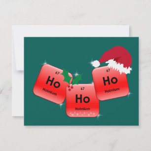 Ho Ho Ho Inslag Holmium julfotoport