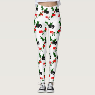 Ho Ho Ho järnek- & bärdamasker Leggings