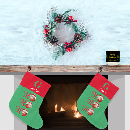 Ho Ho Ho Jul Basketball Stor Julstrumpa