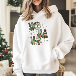 Ho Ho Ho Jul Festivt Lappverk T Shirt