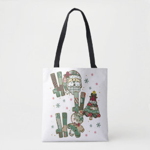 Ho Ho Ho Jul Festivt Lappverk Tygkasse