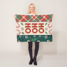 Ho Ho Ho jul Fleecefilt