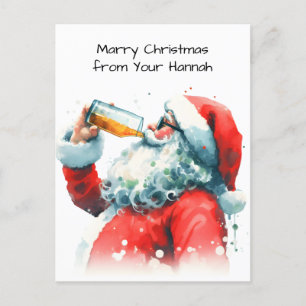 HO HO HO Jul Helg Vykort