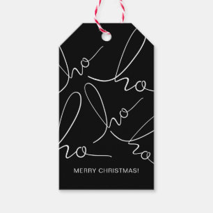 Ho Ho Ho Jul Helgdag Gift Märkre Presentetikett