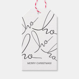 Ho Ho Ho Jul Helgdag Gift Märkre Presentetikett