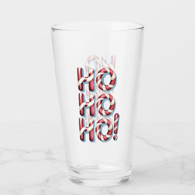 Ho Ho Ho! Jul Typografi Glaskopp (Framsida)