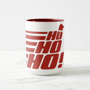 Ho Ho Ho Julafton mugg - välj stil, färg