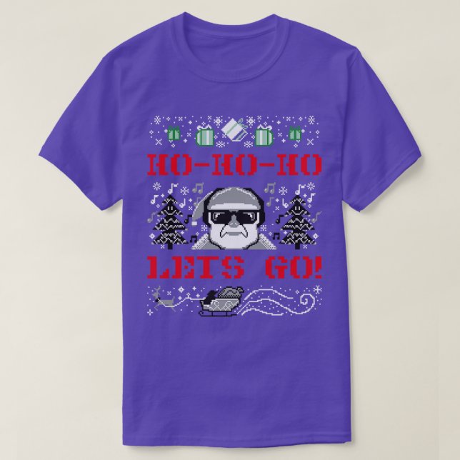 Ho Ho Ho Julafton T Shirt (Design framsida)