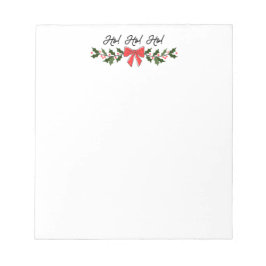 Ho! Ho! Ho! JulAnteckningsblocket Anteckningsblock