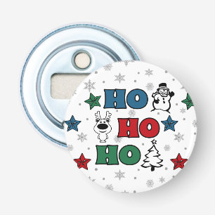 Ho-Ho-Ho-juldesign Flasköppnare