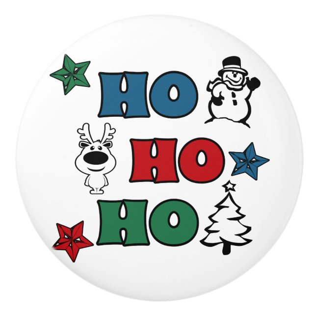 Ho-Ho-Ho-juldesign Knopp (Framsidan)