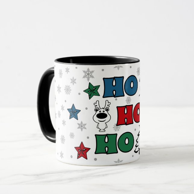 Ho-Ho-Ho-juldesign Mugg (Framsida vänster)