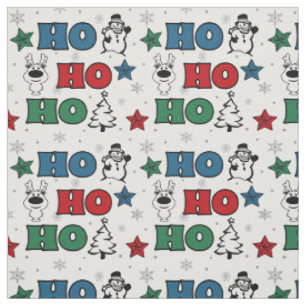 Ho-Ho-Ho-juldesign Tyg