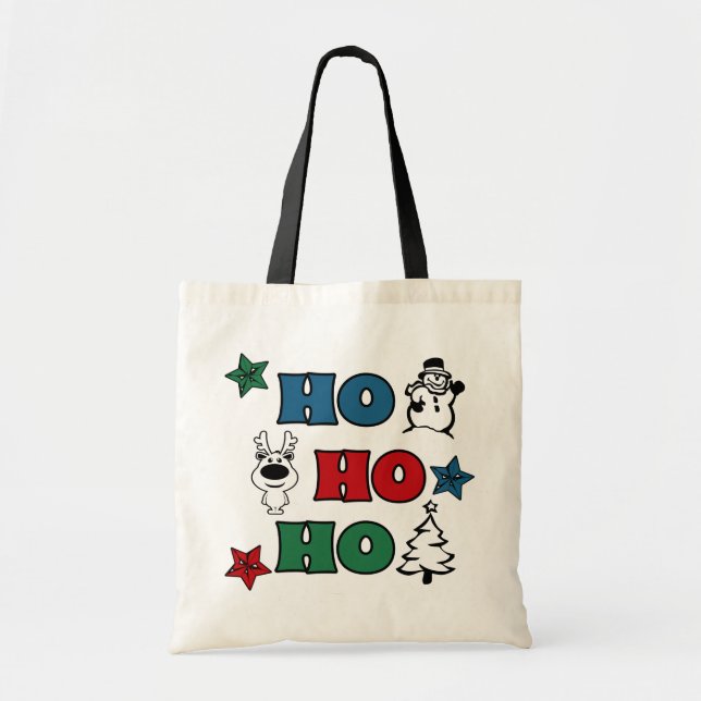 Ho-Ho-Ho-juldesign Tygkasse (Framsidan)