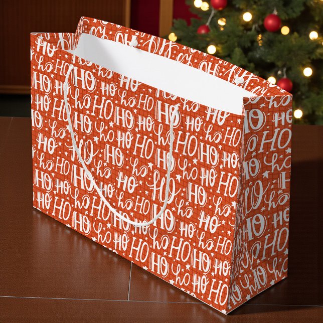 Ho Ho Ho Julens Chic Modern Typografi (Skapare uppladdad)