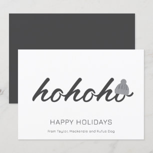 Ho Ho Ho-julets Personlig Julkort