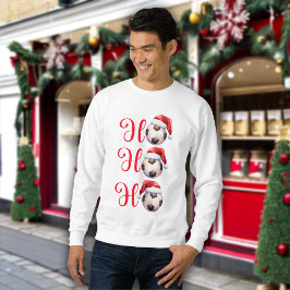 Ho Ho Ho Julfotboll Manar Lång Ärmad Tröja