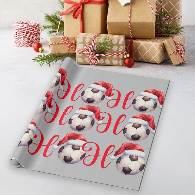 Ho Ho Ho julfotboll Presentpapper (Skapare uppladdad)