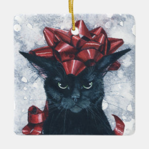 Ho. Ho. Ho. Julgransprydnad Keramik