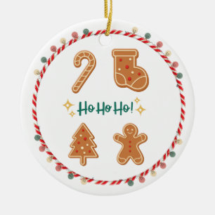 Ho Ho ho Julgransprydnad Keramik