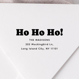 Ho Ho Ho Julhälsning Stämpel