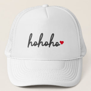 Ho Ho Ho Julhjärta Modern Minimalist Keps