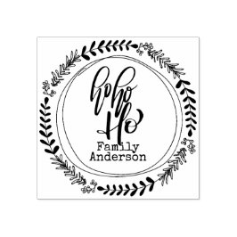 HO HO HO Julkalligrafi Personlig NAMN Stämpel