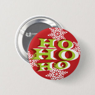 Ho Ho Ho Julknappen Knapp