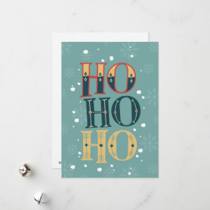 Ho Ho Ho Julkort